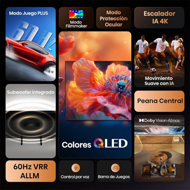 Qled Tv HISENSE 50A7Q 50" 4K Ultra HD Dolby Vision AI 4K Upscaller