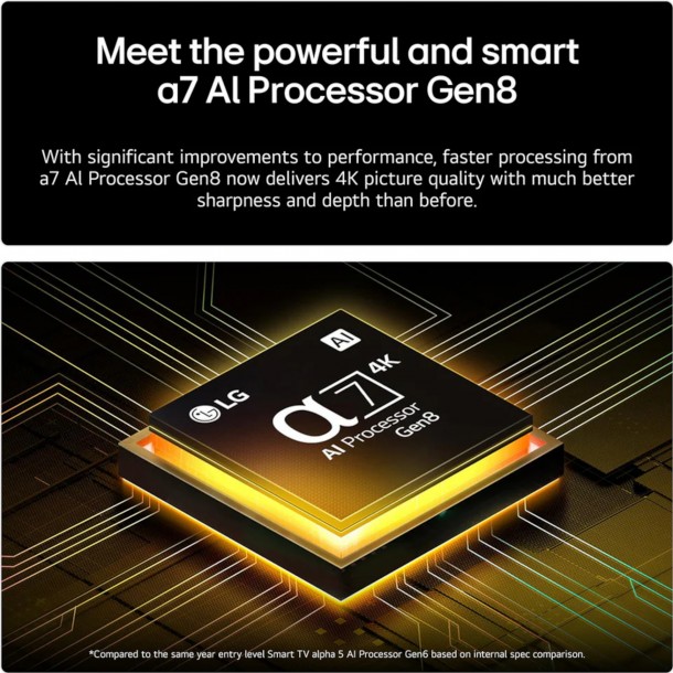 Tv LG 50UA73006LA 50" 4k Ultra HD a7 Gen8 4K AI Smart Tv WebOS