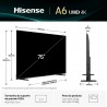 Tv HISENSE 75A6Q 75" 4K Ultra HD Dolby Vision AI 4K Upscaller