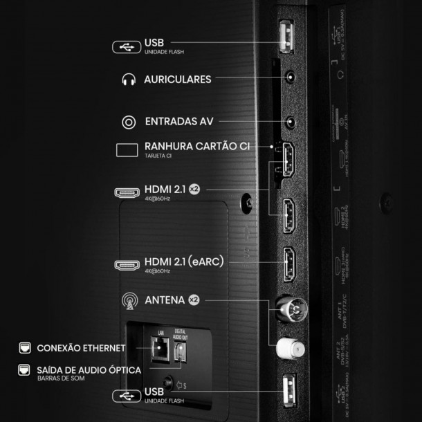 Tv HISENSE 75A6Q 75" 4K Ultra HD Dolby Vision AI 4K Upscaller