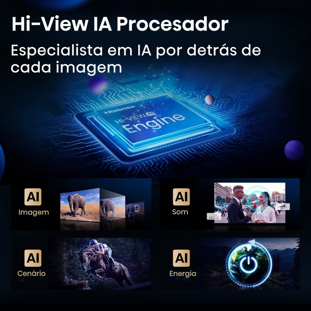 Tv Uled HISENSE 55U7Q 55" Mini-LED 4K Ultra HD