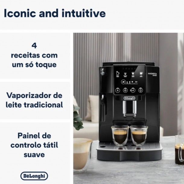 Máquina Café Automática DELONGHI ECAM 220.21B Máquina Café Automática DELONGHI ECAM 220.21B