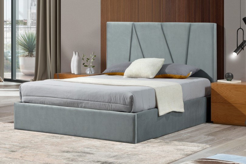 Cama Casal C/Estofo Lagos