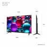 TV 55" LG 55UA73006LA IPS 4K Ultra HD 60Hz