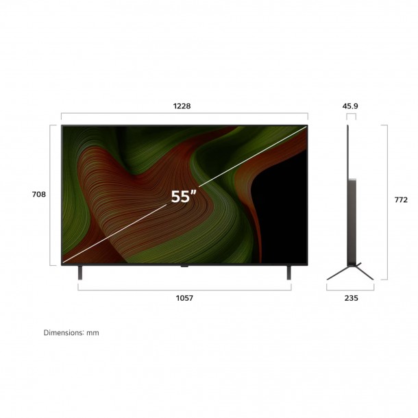Tv LG OLED55B56LA 55" OLED 4k a8 Gen2 4K AI