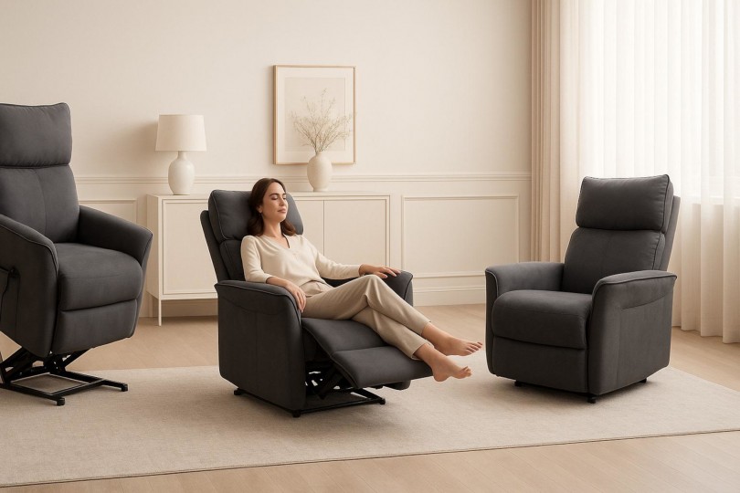Cadeiro Relax ATLAS CINZA