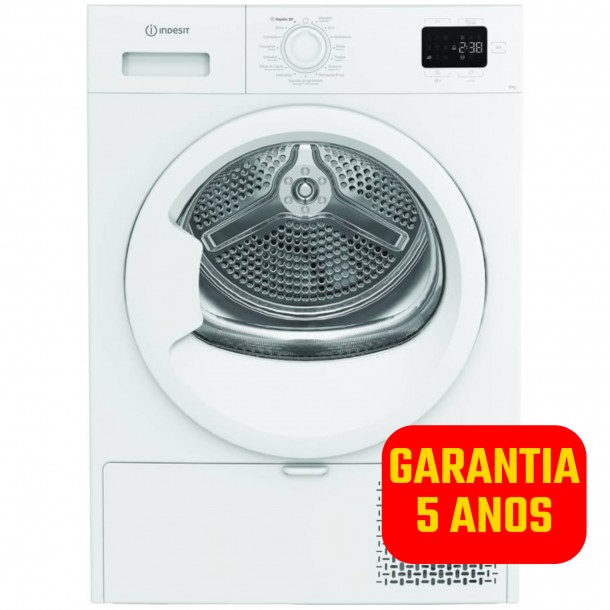 Mquina Secar Roupa INDESIT C YSD82DWW SPT - 8Kg - Bomba de Calor