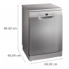 Mquina Lavar Loia BOSCH SMS2HTI06E  INOX - 13 Conjuntos