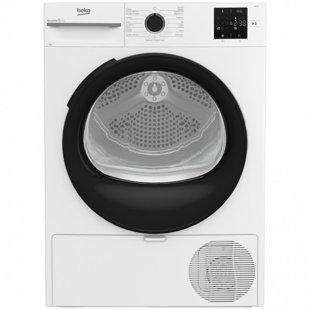 M�quina de Secar Roupa BEKO BM3T38230WB - 8Kgs - Bomba Calor