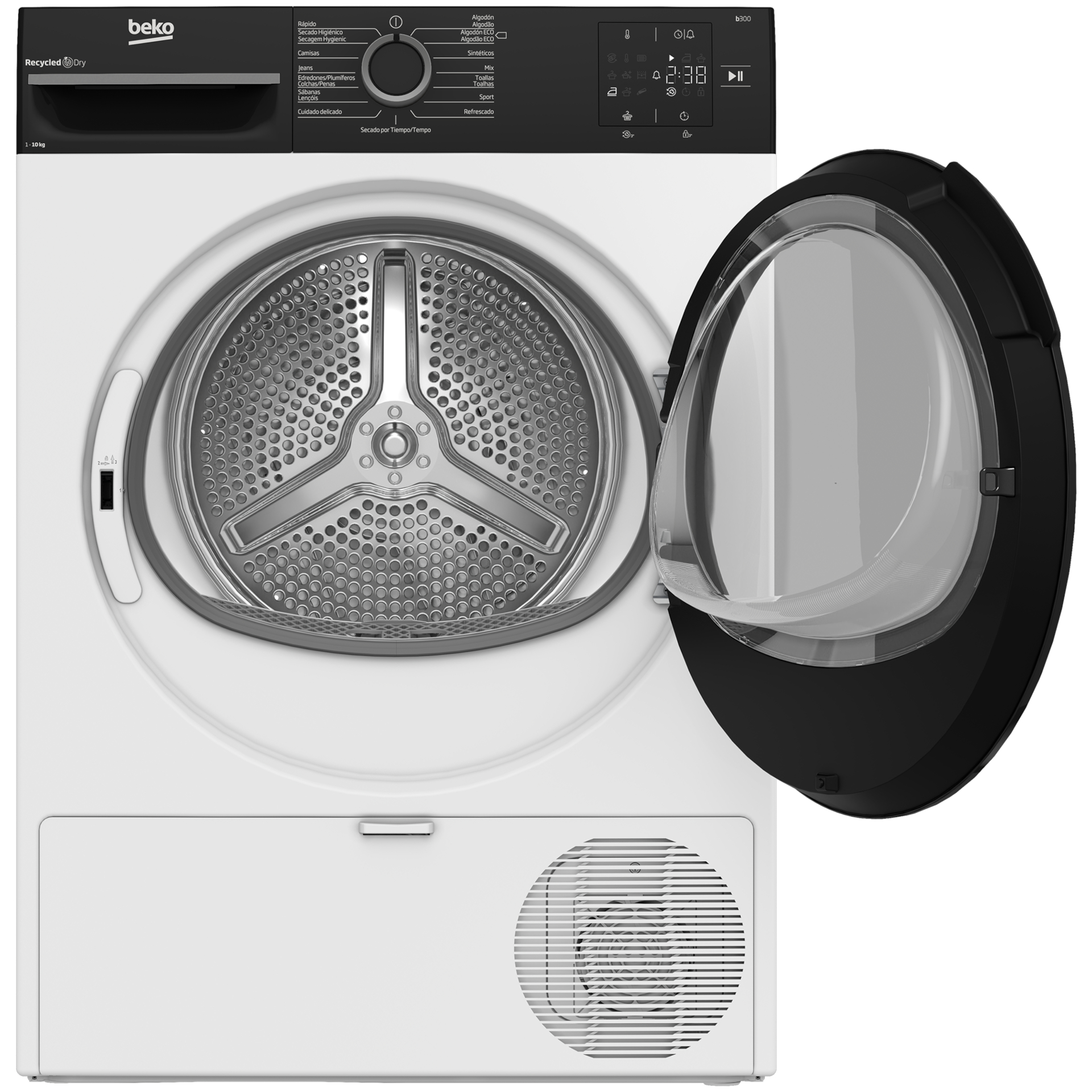 Máquina de Secar Roupa BEKO BM3T30230W - 10Kgs - Bomba Calor