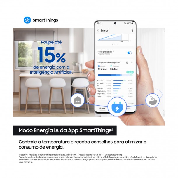 Combinado Samsung RB34C600ESA - 344Lts - Look Inox