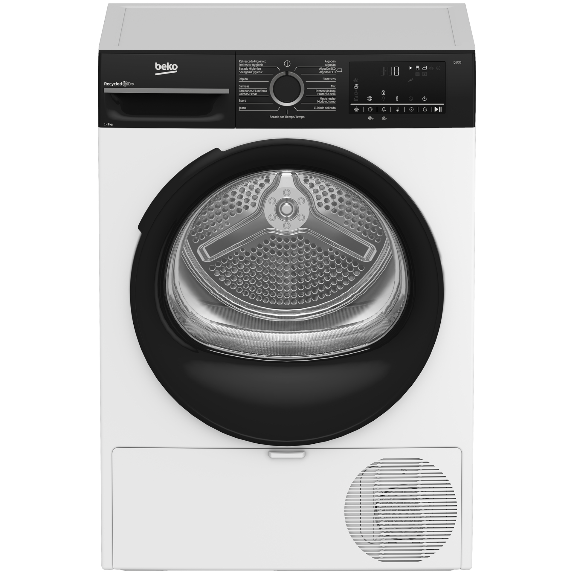 Máquina de Secar Roupa BEKO BM3T49240W - 9Kgs - Bomba Calor