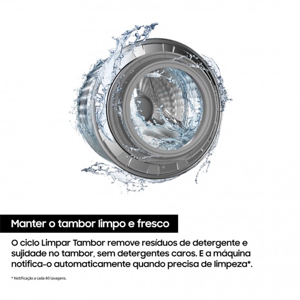 Mquina Lavar Roupa SAMSUNG WW90FG3M05AWEP - 9 Kg - 1400 Rpm