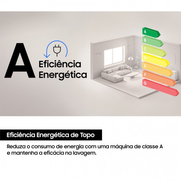 Mquina Lavar Roupa SAMSUNG WW90FG3M05AWEP - 9 Kg - 1400 Rpm