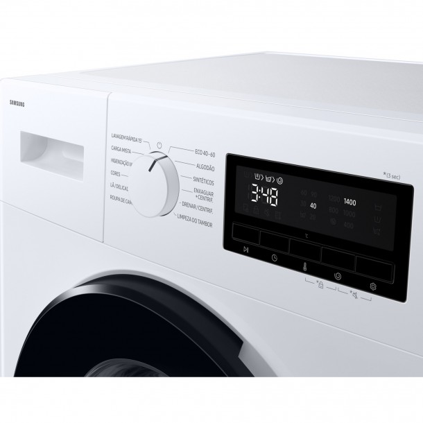 Mquina Lavar Roupa SAMSUNG WW90FG3M05AWEP - 9 Kg - 1400 Rpm