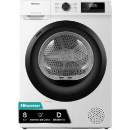 M�q.Secar Roupa HISENSE DHQE800BW2 - 8Kgs - Bomba Calor