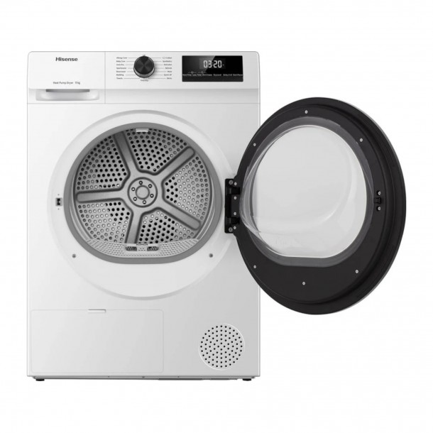 M�q.Secar Roupa HISENSE DHQE800BW2 - 8Kgs - Bomba Calor