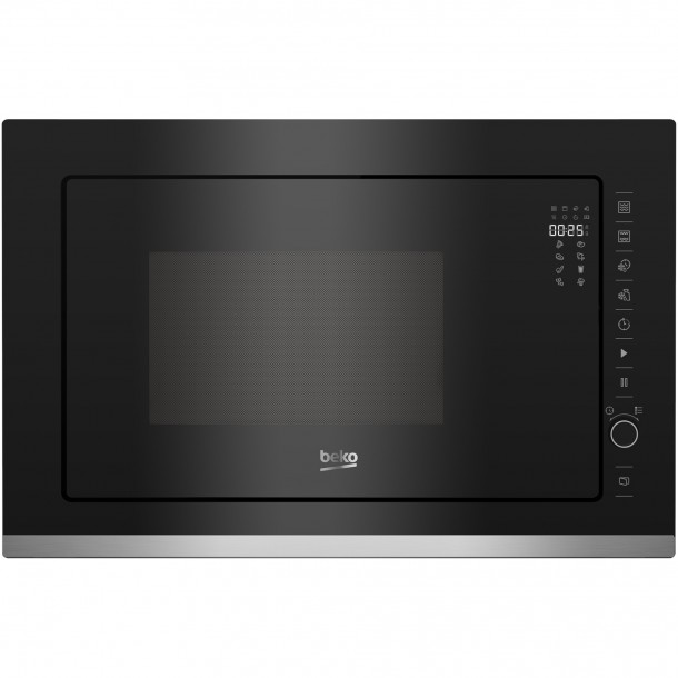 Micro-ondas BEKO BMGB 25333X Preto com tira Inox - 25 Lts
