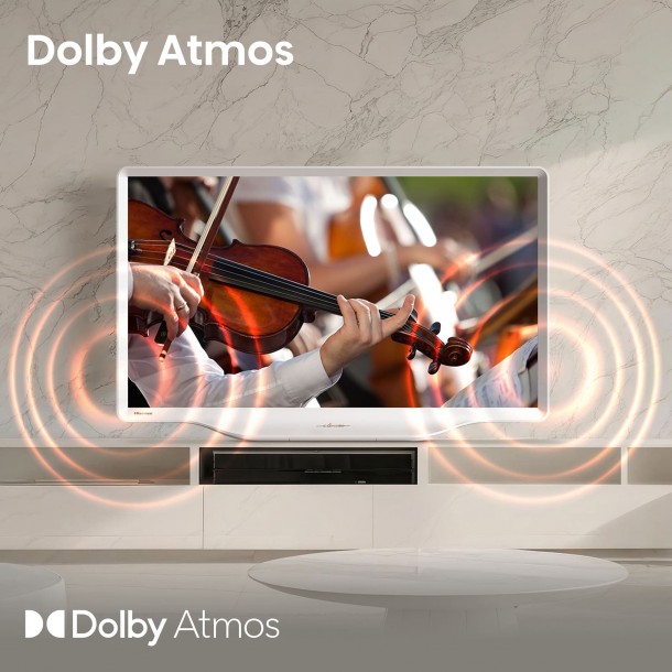 QLED HISENSE 32S5Q -  32" Smart Tv - Branco