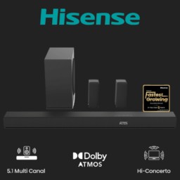 Barra Som HISENSE AX5100Q Dolby Atmos - 580W