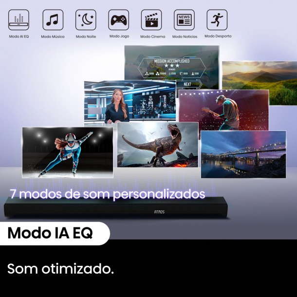 Barra Som HISENSE AX5100Q Dolby Atmos - 580W