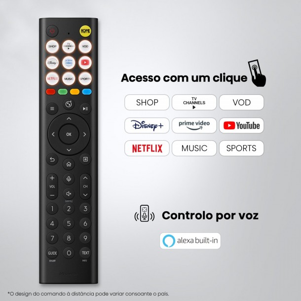 Tv HISENSE 55A6S 55" 4K Ultra HD Dolby Vision AI 4K Upscaller
