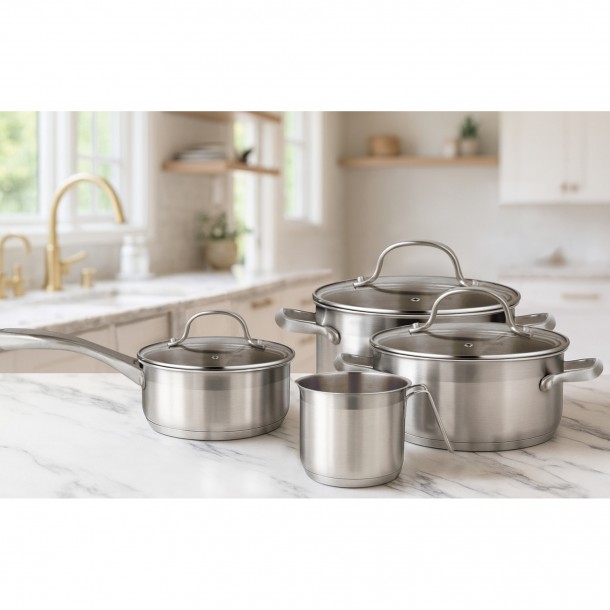 Trem STEEL COOK 4 Pe�as - Inox