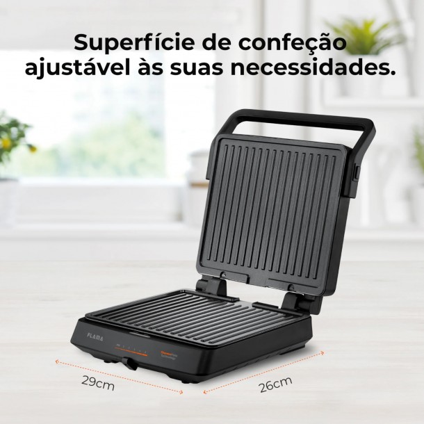 Grelhador Placas SlideControl FLAMA 4586FL - 2000W