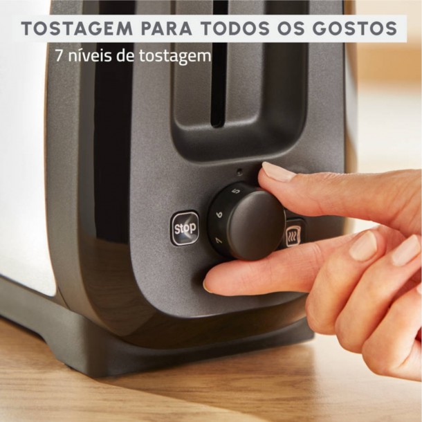 Torradeira MOULINEX Subito 5 - LT5S0DE0 - 1200W