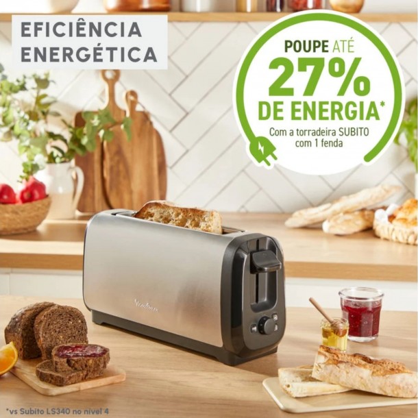 Torradeira MOULINEX LS5S0DE0 (1400w - Inox)