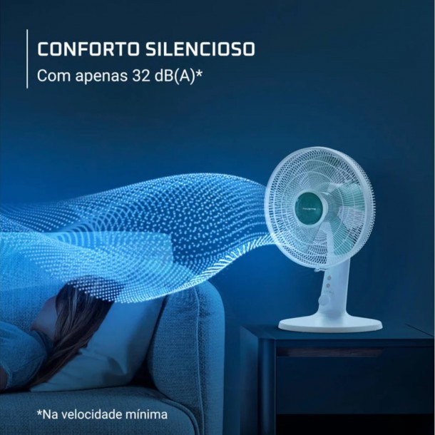 Ventoinha de Mesa ROWENTA VU2740F0 Turbo Silence