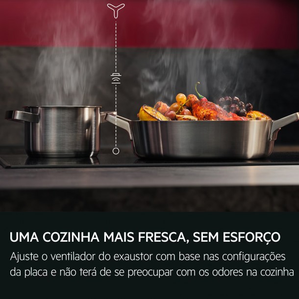 Exaustor de Parede AEG GB87D91CB PRETO MATE