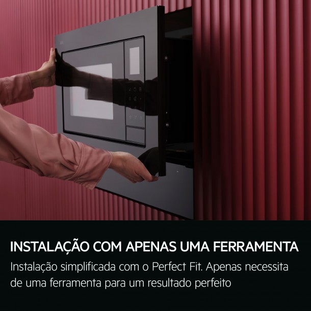 Micro-ondas Encastrar com Grill AEG OMB6G261TT PRETO MATE