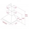 Exaustor Chamin� TEKA DBP98150EOSIX - 90 CM