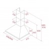 Exaustor Chamin� TEKA DBP68150EOSIX - 60CMS