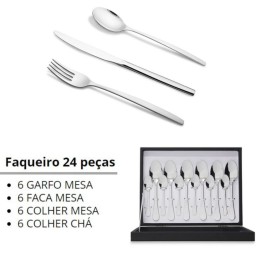 Faqueiro NEFER NORDICO - 24 Pe�as