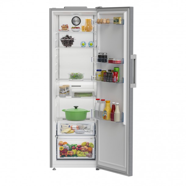 Frigor�fico 1 Porta BEKO B1RMLNE444XB - 444Lts - Look Inox