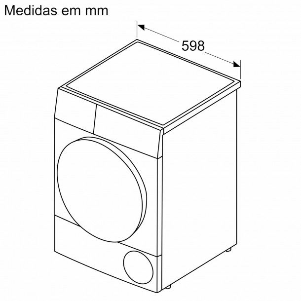M�quina de Secar Roupa BALAY 3SB090BE - 9Kg - Bomba de Calor