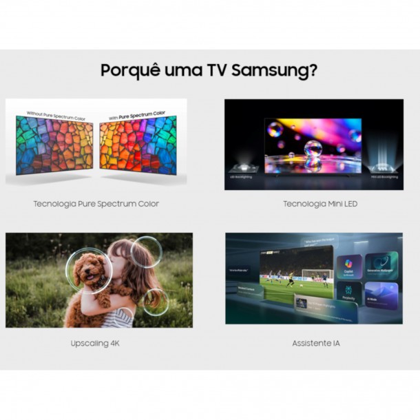 TV SAMSUNG 65"  Mini-LED UHD 4K TU65M70HAUXXC