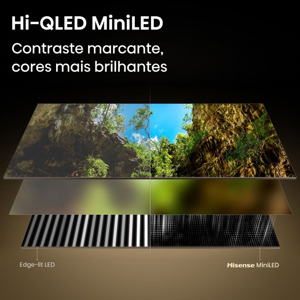 Mini LED ULED 55E8S, 55�� com Modo Jogo PRO a 144 Hz