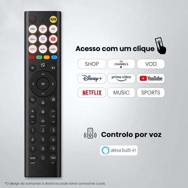 Mini LED ULED 55E8S, 55�� com Modo Jogo PRO a 144 Hz